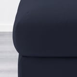 FINNALA Reposapiés con almacenaje, Orrsta negro-azul