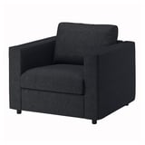 FINNALA Sillón, Tallmyra negro/gris