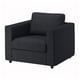 Opción: FINNALA Sillón, Tallmyra negro/gris