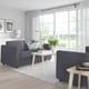 FINNALA Sofá cama, Gunnared gris intermedio