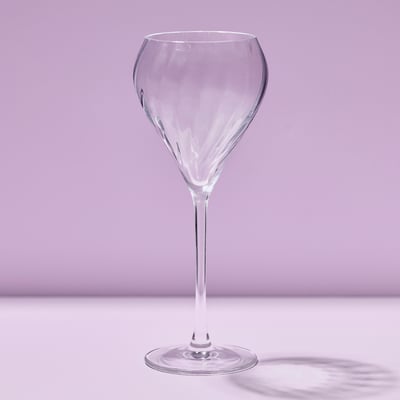 FJÄLLUGGLA Copa de champán, vidrio transparente, 8 oz