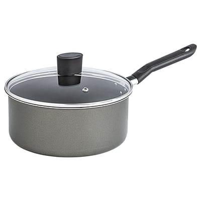FJÄRSING Olla con tapa, gris, 8 "
