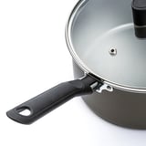 FJÄRSING Olla con tapa, gris, 8 "