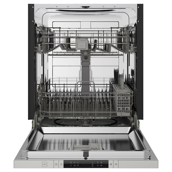 FLÅBODA Lavaplatos integrado, apto para panel, 24 "