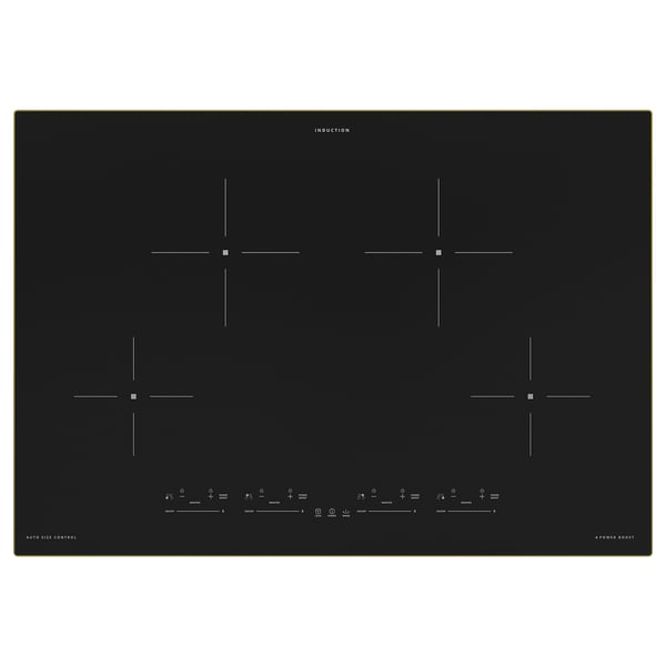 FLACKSTA Estufa de inducción, negro, 30 "