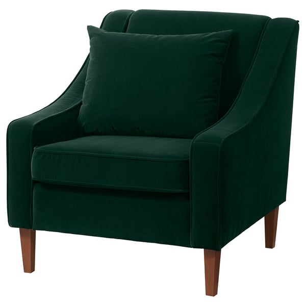 FLINSHULT Sillón, Djuparp verde oscuro