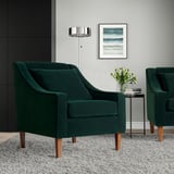FLINSHULT Sillón, Djuparp verde oscuro