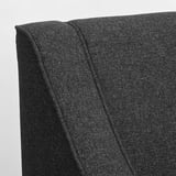 FLINSHULT Sillón, Gunnared gris oscuro