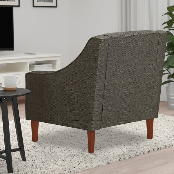 FLINSHULT Sillón, marrón/beige