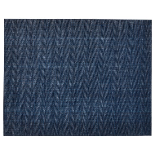 FLYGFISK Mantel individual, azul oscuro, 15x12 "