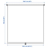 FÖNSTERBLAD Persiana enrollable opaca, beige, 42x61 "