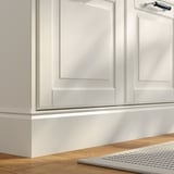 FÖRBÄTTRA Plinto decorativo, color hueso, 87x4 "