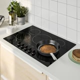 FÖRVÄLLA Estufa vitrocerámica, negro, 30 "
