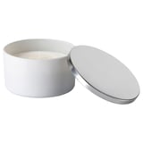 FRAMFÄRD Vela perf recipiente vdr, 3 mechas, ropa limpia/vidrio esmerilado blanco, 25 hr
