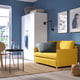 FRIDHULT Sofá cama, Skiftebo amarillo
