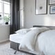 FRIHETEN Sofá cama esquinero+almacenamiento, Skiftebo gris oscuro