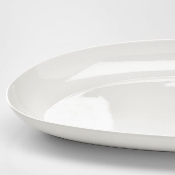 FRÖJDEFULL Fuente de servir, blanco, 16x7 "