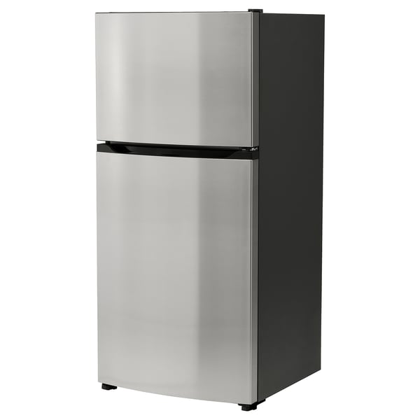 FRYSBAR Refrigerador+congelador superior, acero inoxidable, 13.9 cu.ft