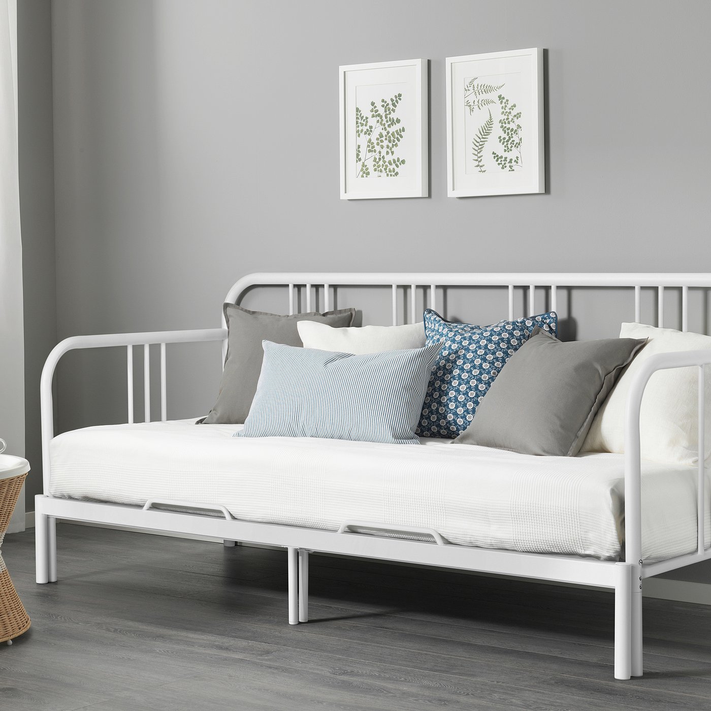 FYRESDAL estructura de diván, blanco, Tamaño twin - IKEA