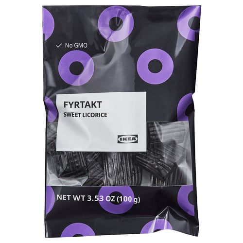 FYRTAKT Regaliz dulce, 4 oz