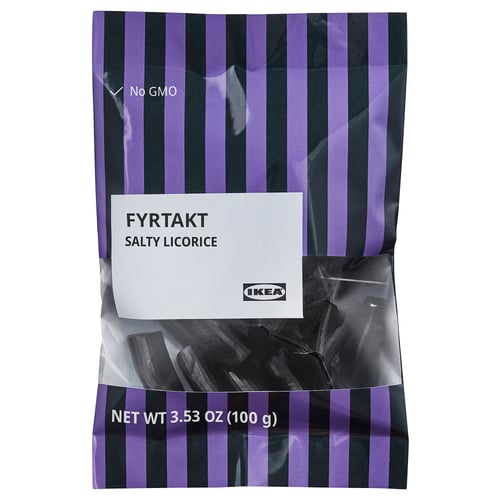 FYRTAKT Regaliz salado, 4 oz