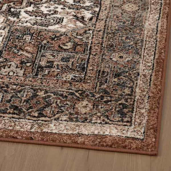 GADBJERG Alfombra, pelo corto, rojo rosado, 5 ' 3 "x7 ' 10 "