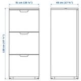 GALANT Gabinete para carpetas, blanco, 20 1/8x47 1/4 "