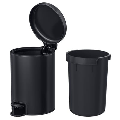 GANSJÖN Basurero, negro, 1 gal