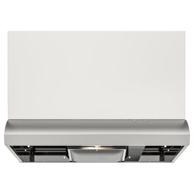 GENOMDRIVA Campana extractora debajo gabinete, acero inoxidable
