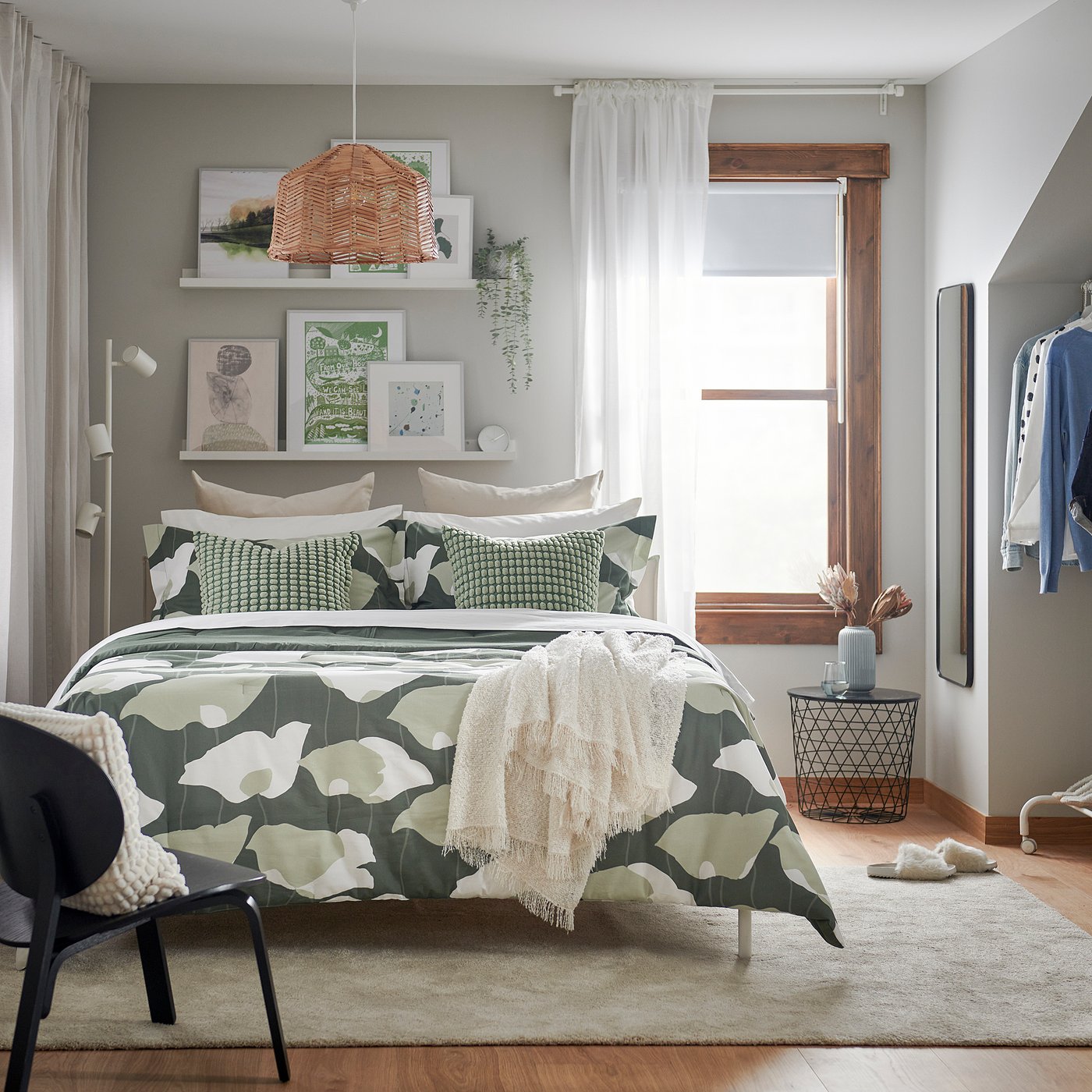 Dormitorio Nordico Ikea Nordicos Matrimonio Edredones Nordicos