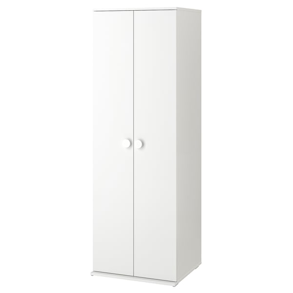 GODISHUS Armario, blanco, 23 5/8x21 1/4x70 1/8 "
