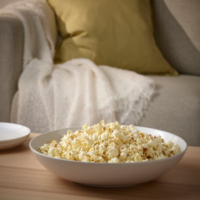 GODMIDDAG Tazón para servir, blanco, 12 "
