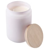 GOLIATTUJA Vela perfumada vaso tapa/2 mechas, Éxtasis de lavanda/morado, 100 hr