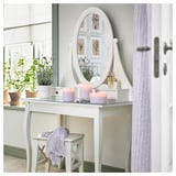 GOLIATTUJA Vela perfumada vaso tapa/2 mechas, Éxtasis de lavanda/morado, 100 hr
