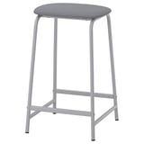 GRÅSALA Taburete de bar, gris, 24 3/8 "