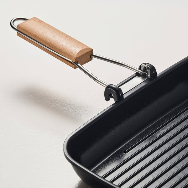 GRILLA Sartén para plancha, recubrimiento antiadherente, 14 ¼x10 ¼ "