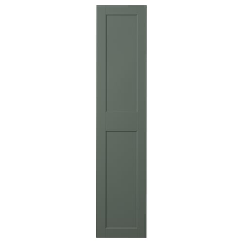 GRIMO Puerta, gris-verde, 19 5/8x90 1/8 "