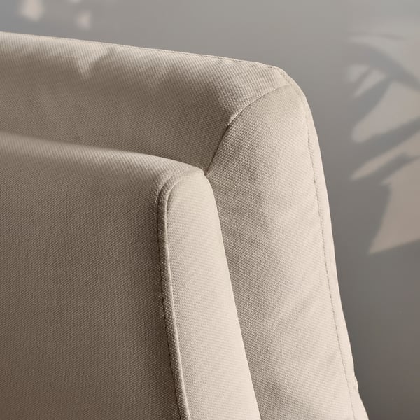GRYTERYD Sillón reclinable giratorio, Hakebo beige