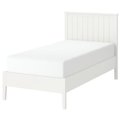 GULLABERG Base de cama, blanco/Luröy, Tamaño twin