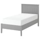GULLABERG Base de cama, gris, Tamaño twin