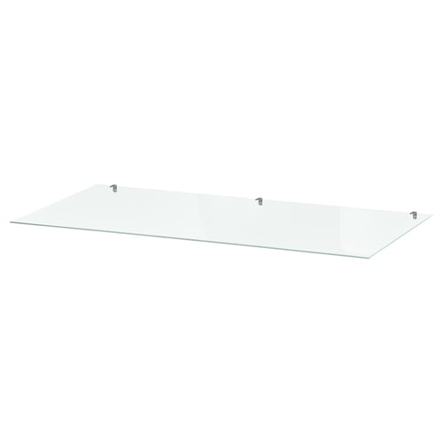 GULLABERG Tablero de vidrio, transparente, 35x18 7/8 "