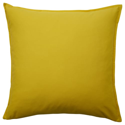 GURLI Funda para cojín, amarillo, 26x26 "