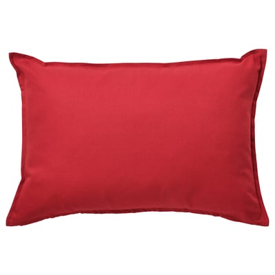 GURLI Funda para cojín, rojo, 16x23 "