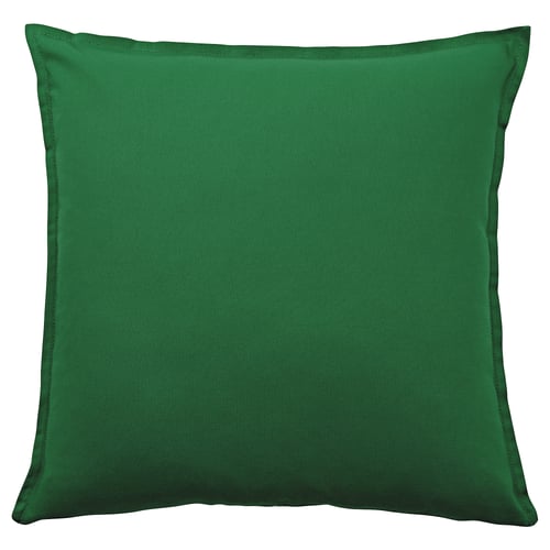 GURLI Funda para cojín, verde, 20x20 "