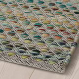 GYRSTINGE Alfombra de tejido liso, hecho a mano multicolor/verde, 5 ' 7 "x7 ' 10 "