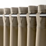 HÄCKBERBERIS Cortinas opacas, 1 par, beige, 50x98 "