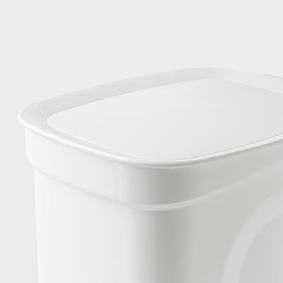 HÄCKSAX Cubo con pedal, blanco, 2 gal