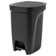HÄCKSAX Cubo con pedal, negro, 3 gal