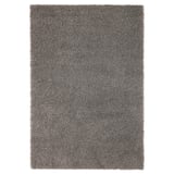 HAMPEN Alfombra, pelo largo, gris, 4 ' 4 "x6 ' 5 "
