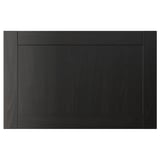 HANVIKEN Puerta/frente de cajón, negro-marrón, 23 1/2x15 "